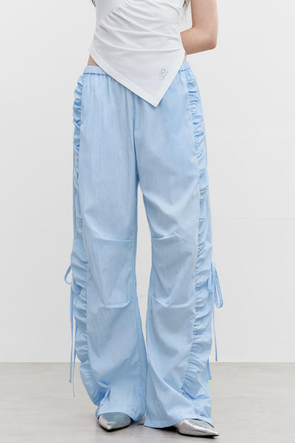 Vintage Blue Tie-Up Pants