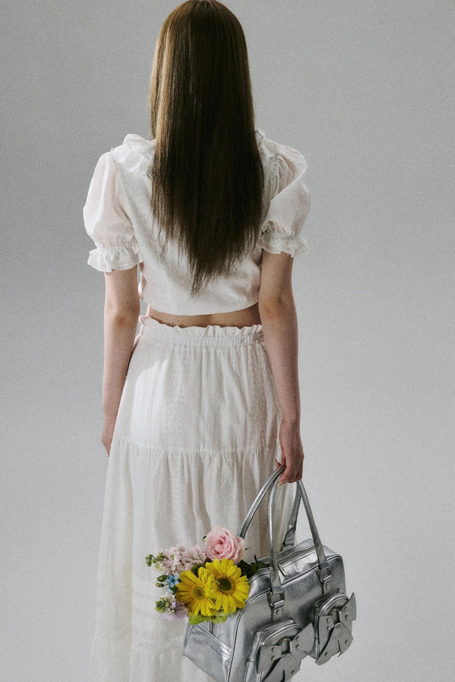 Lace Forest Maxi Skirt Set