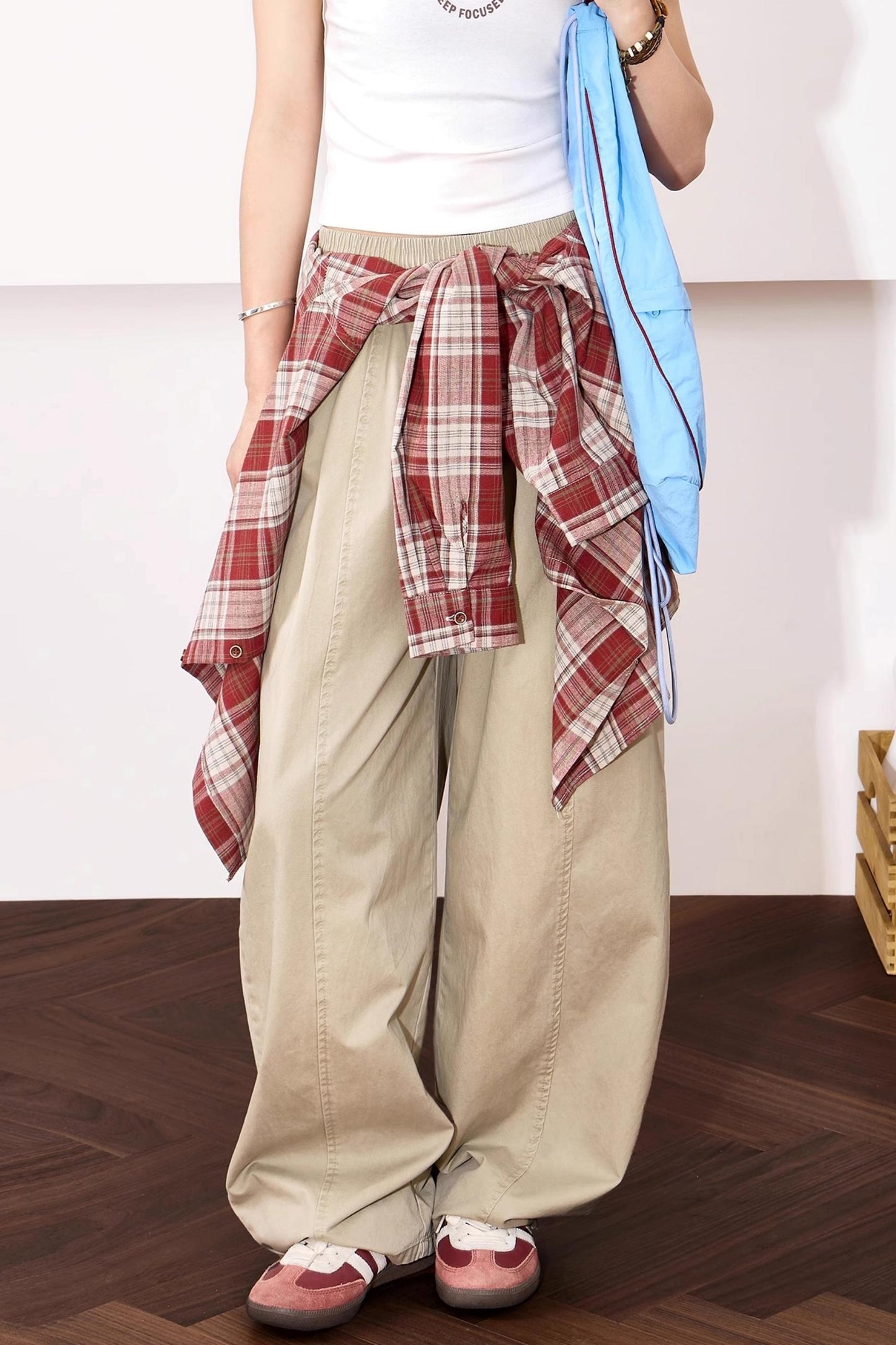 Relaxed Wide-Leg Cotton Pants