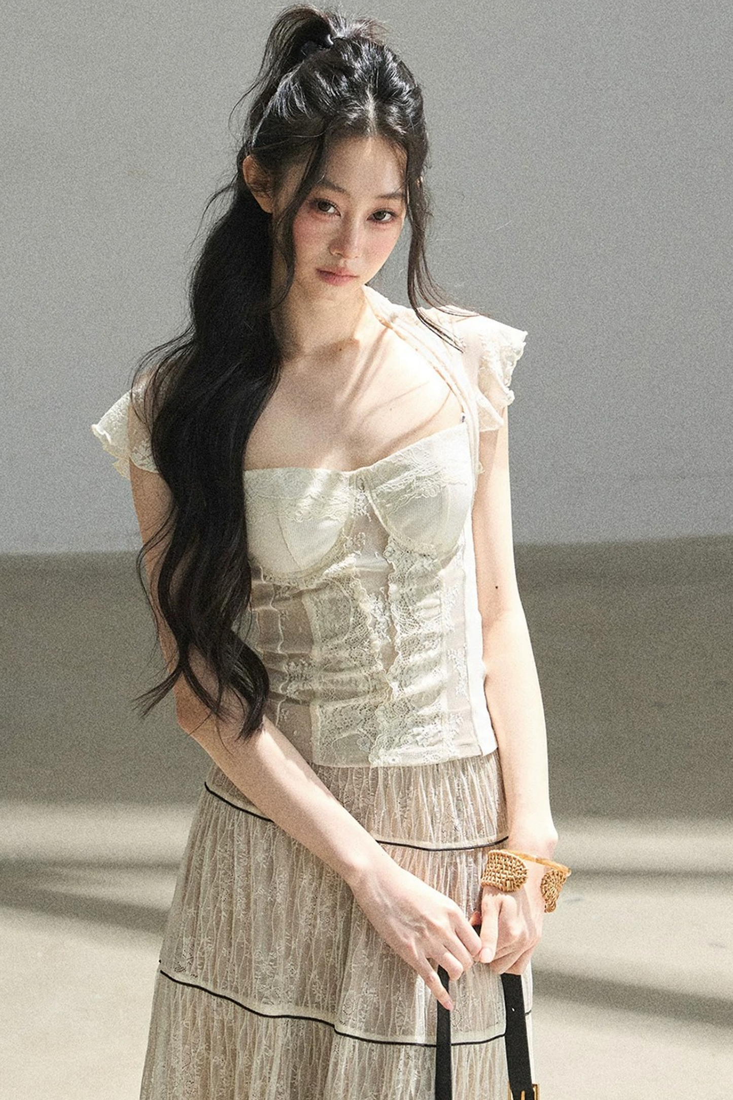 Lace Moonlit Rose Top