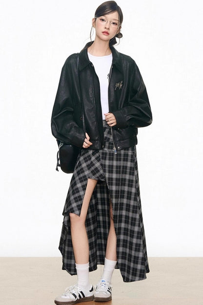 Black Leather Jacket Set-Up