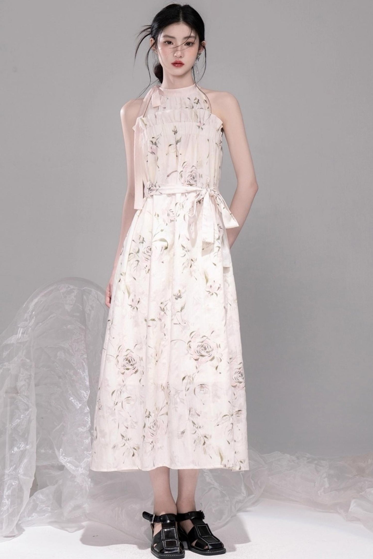 Heartbeat Muse Sea Salt Rose Dress