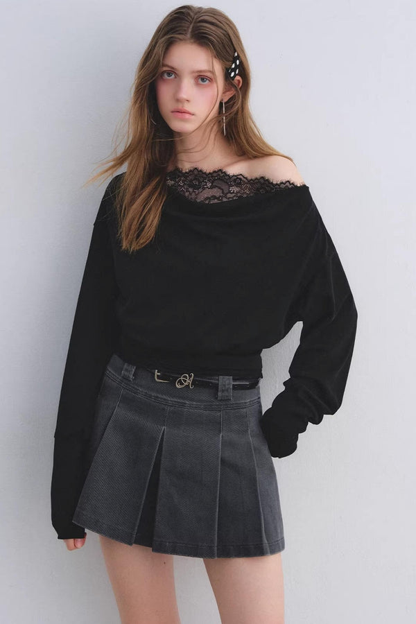 Love Asgony Off-Shoulder Top set-Up