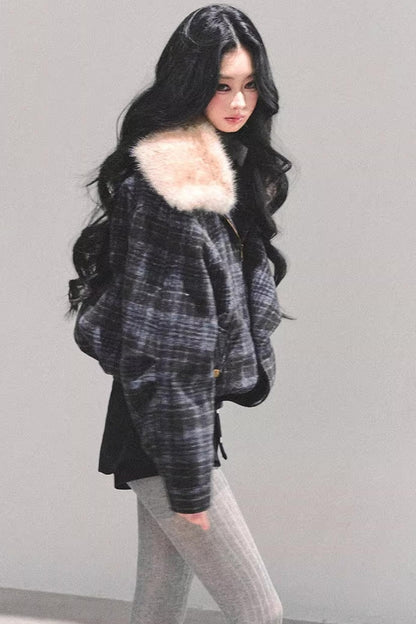 Hepburn Plaid Quilted Jacket