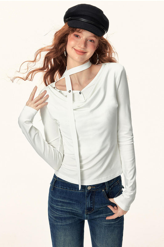 French Ribbon Knit Top
