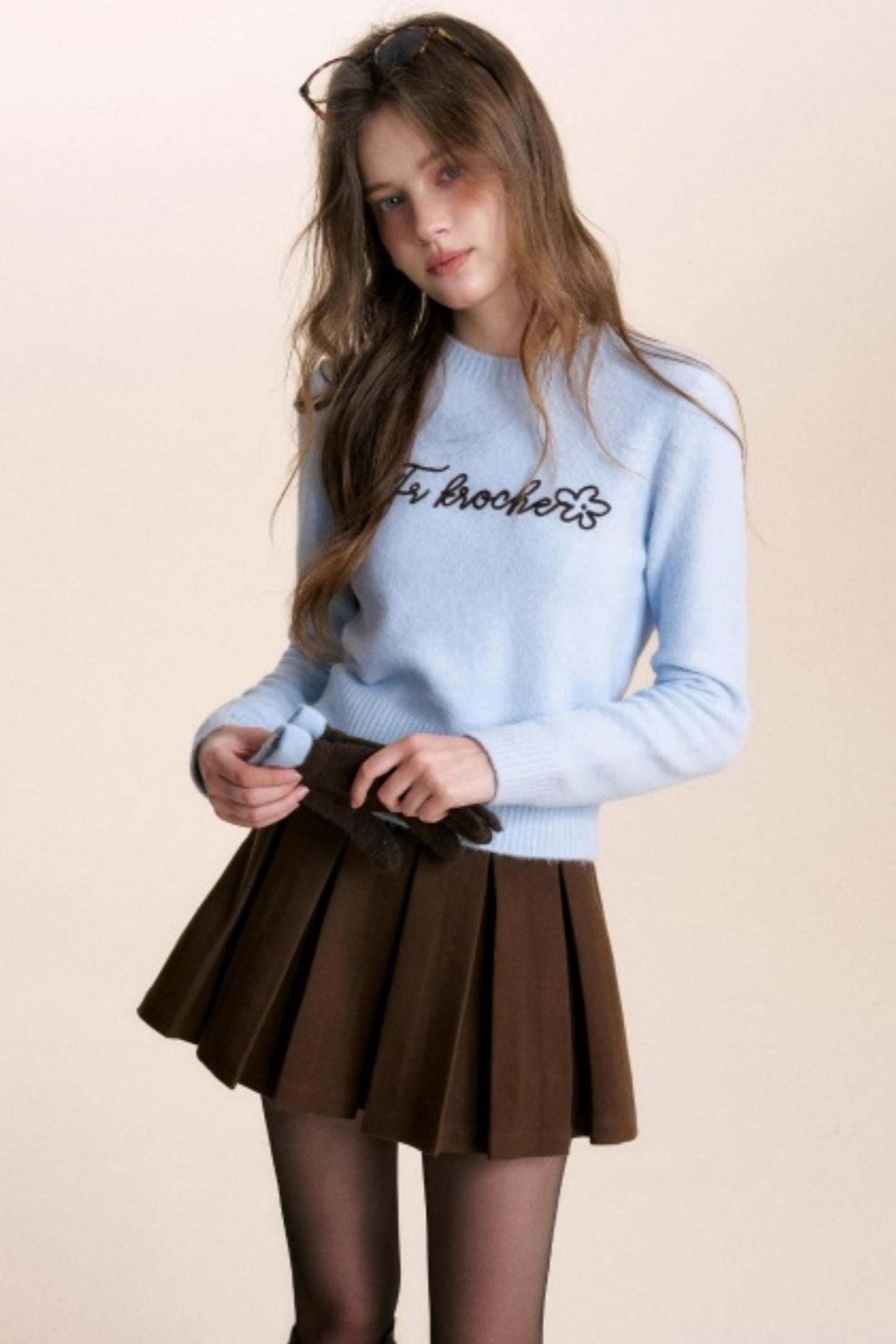 Sea Salt Wool Ribbon Sweater