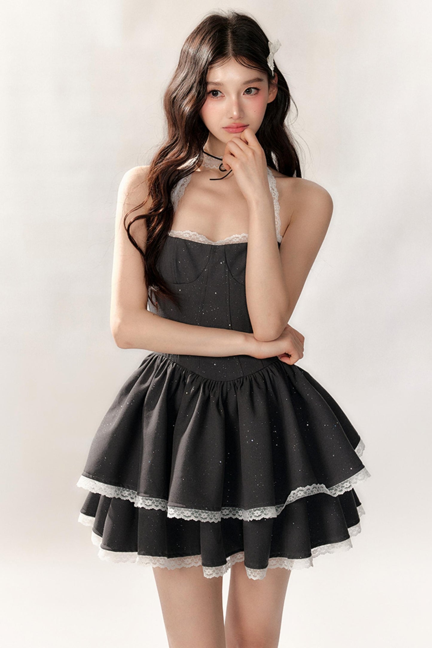 Sparkling Ballet Sequin Dress Set-Up