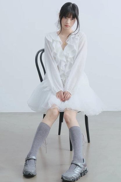 Gonna in tulle Ballet Mist