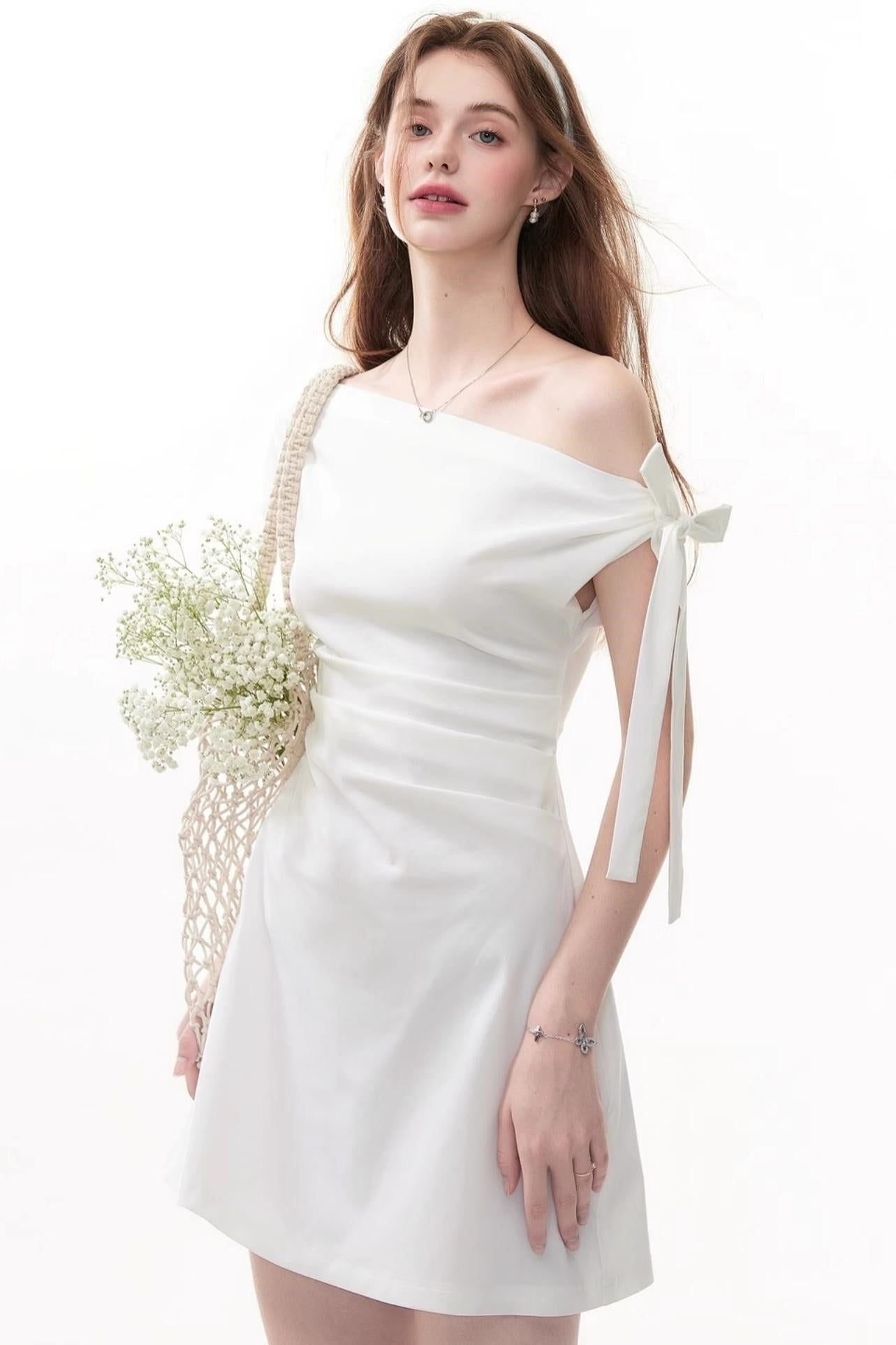 Summer White A-Line Dress