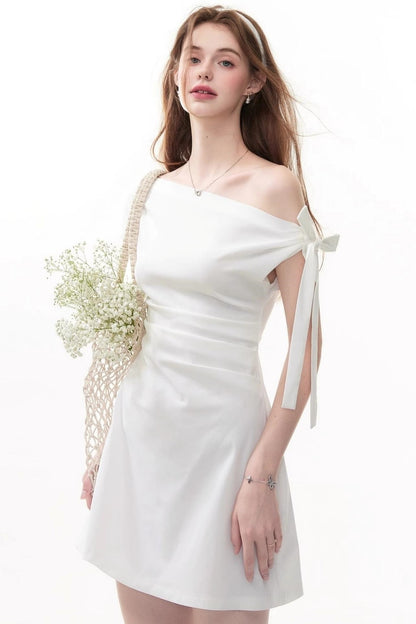 Summer White A-Line Dress