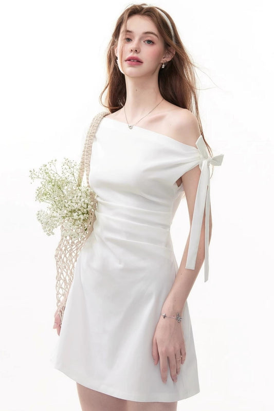 Summer White A-Line Dress