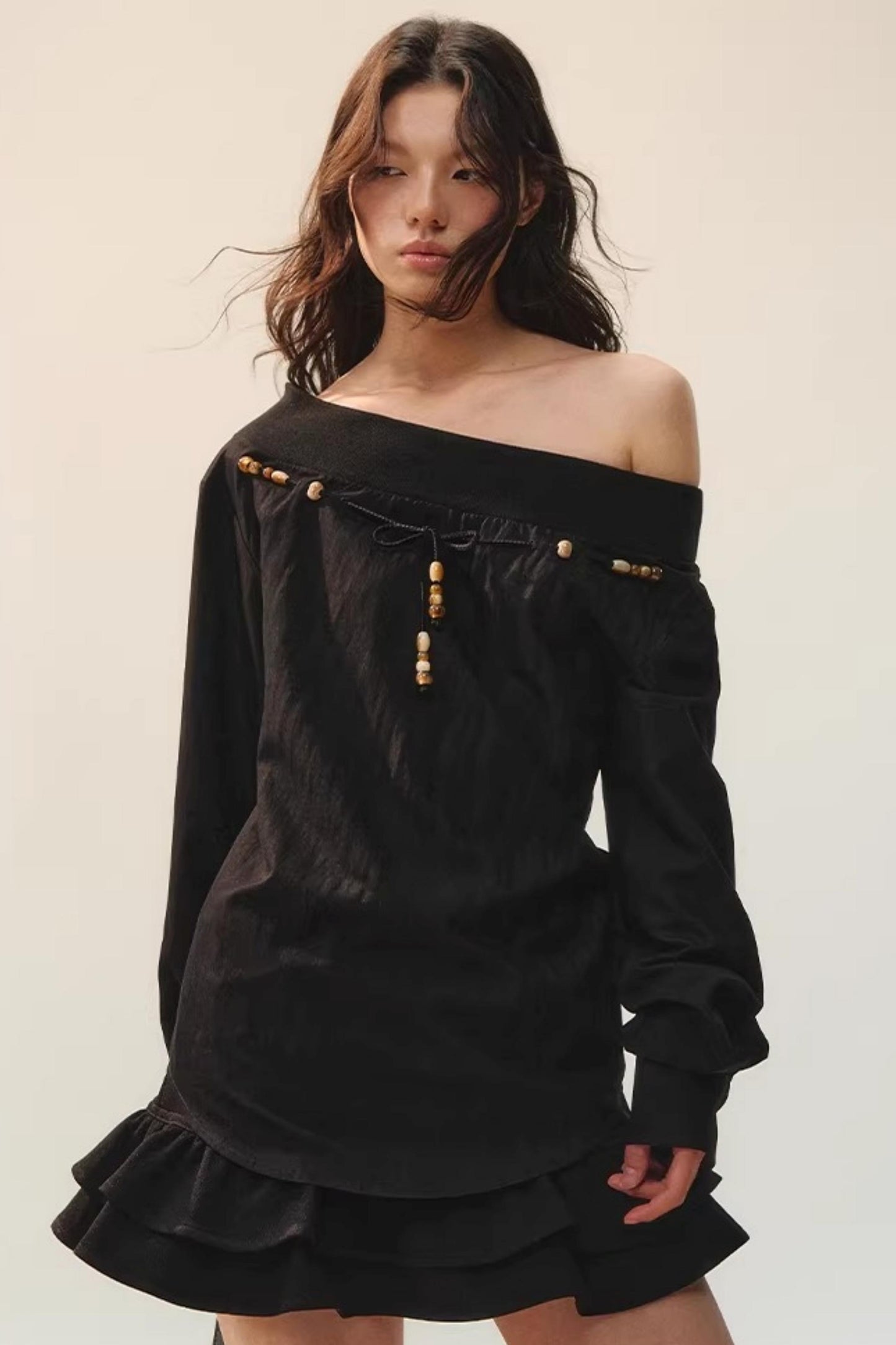 Vintage Beaded Patchwork Shirt
