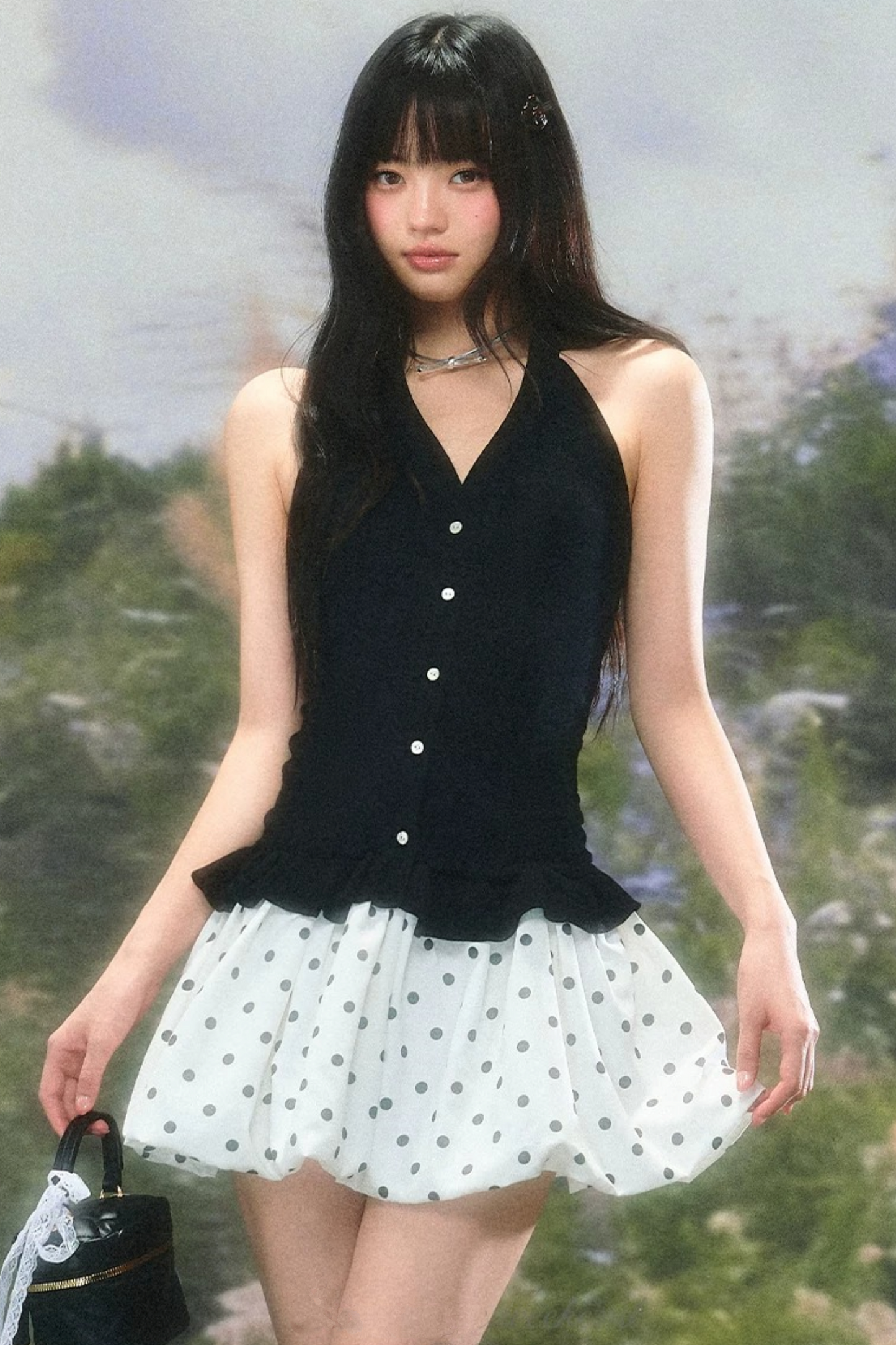 Retro-Patchwork-Blumenkleid
