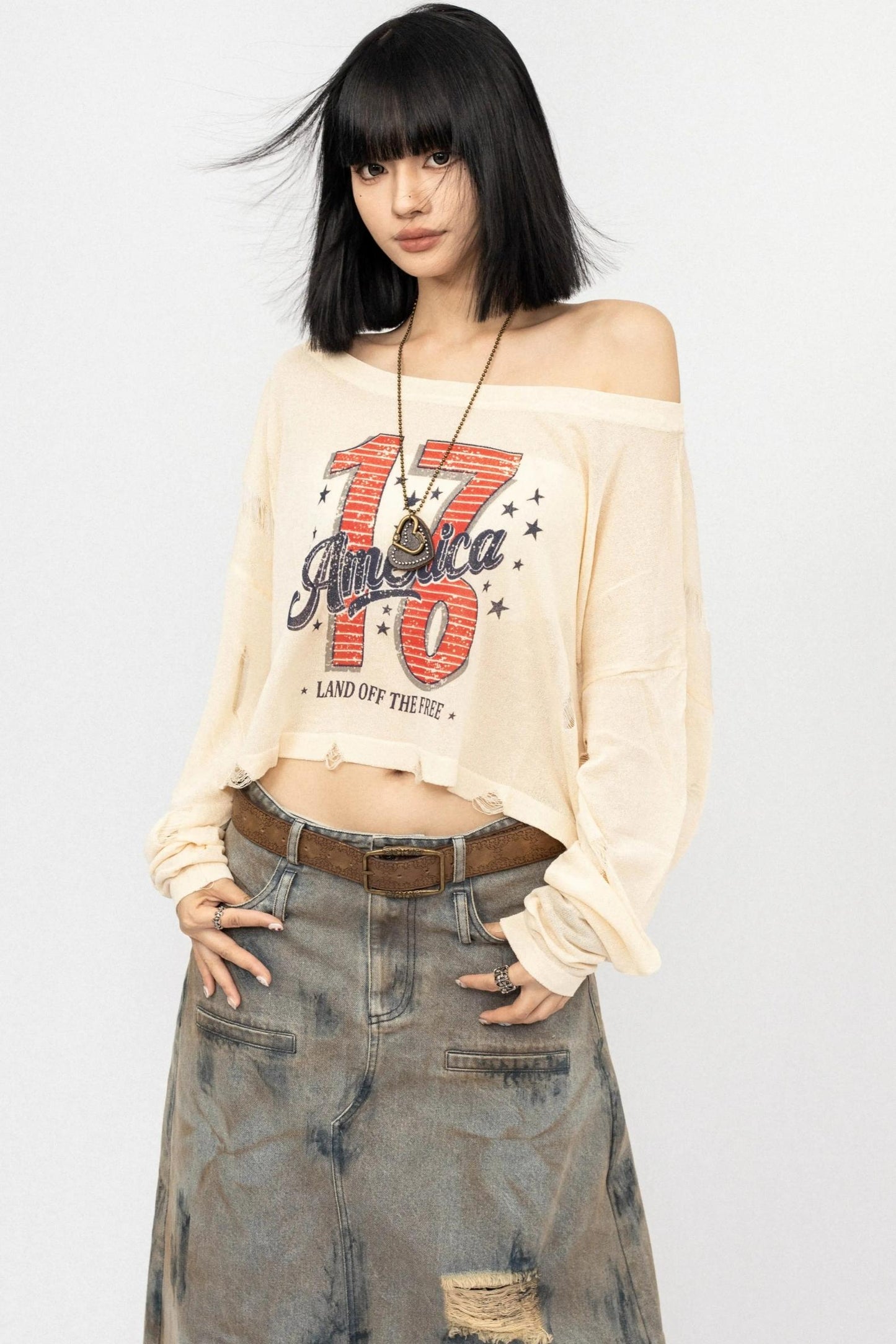 Shoulder Spice Long Sleeve Top