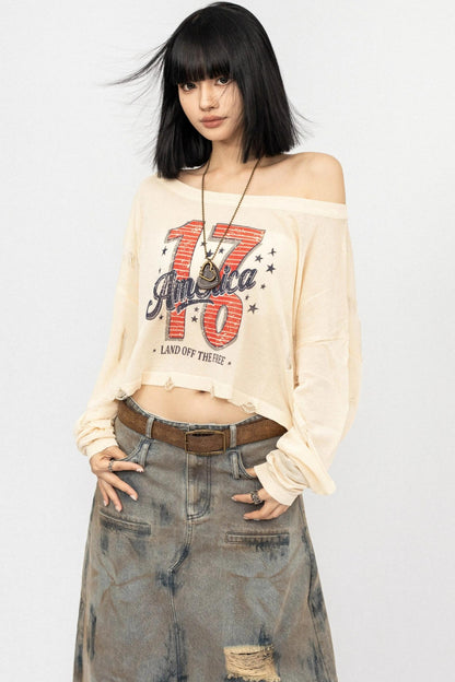 Shoulder Spice Long Sleeve Top