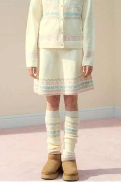 Vintage Fair Island Knitted Sweater Set-Up