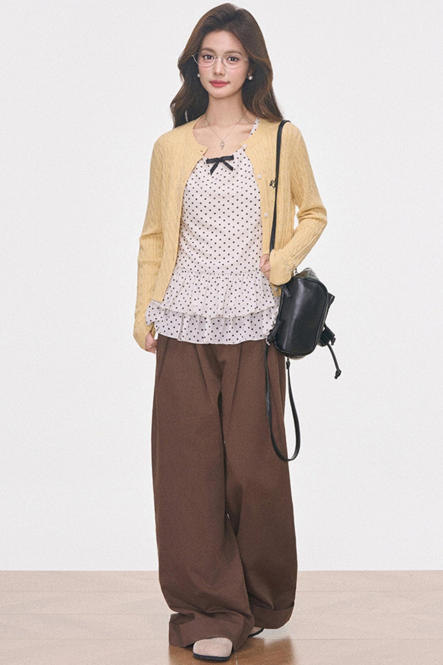 Knitted Cardigan and Dress Set-Up