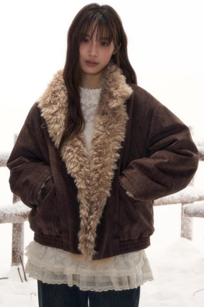 Reversible Lamb Wool Coat