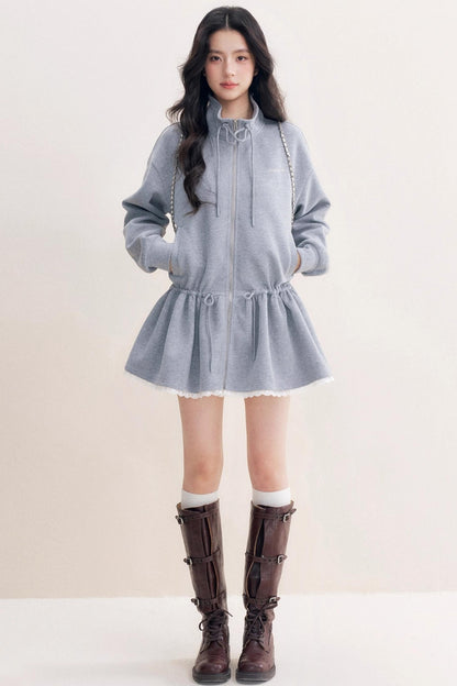 Lazy Casual Sweatshirt Dress