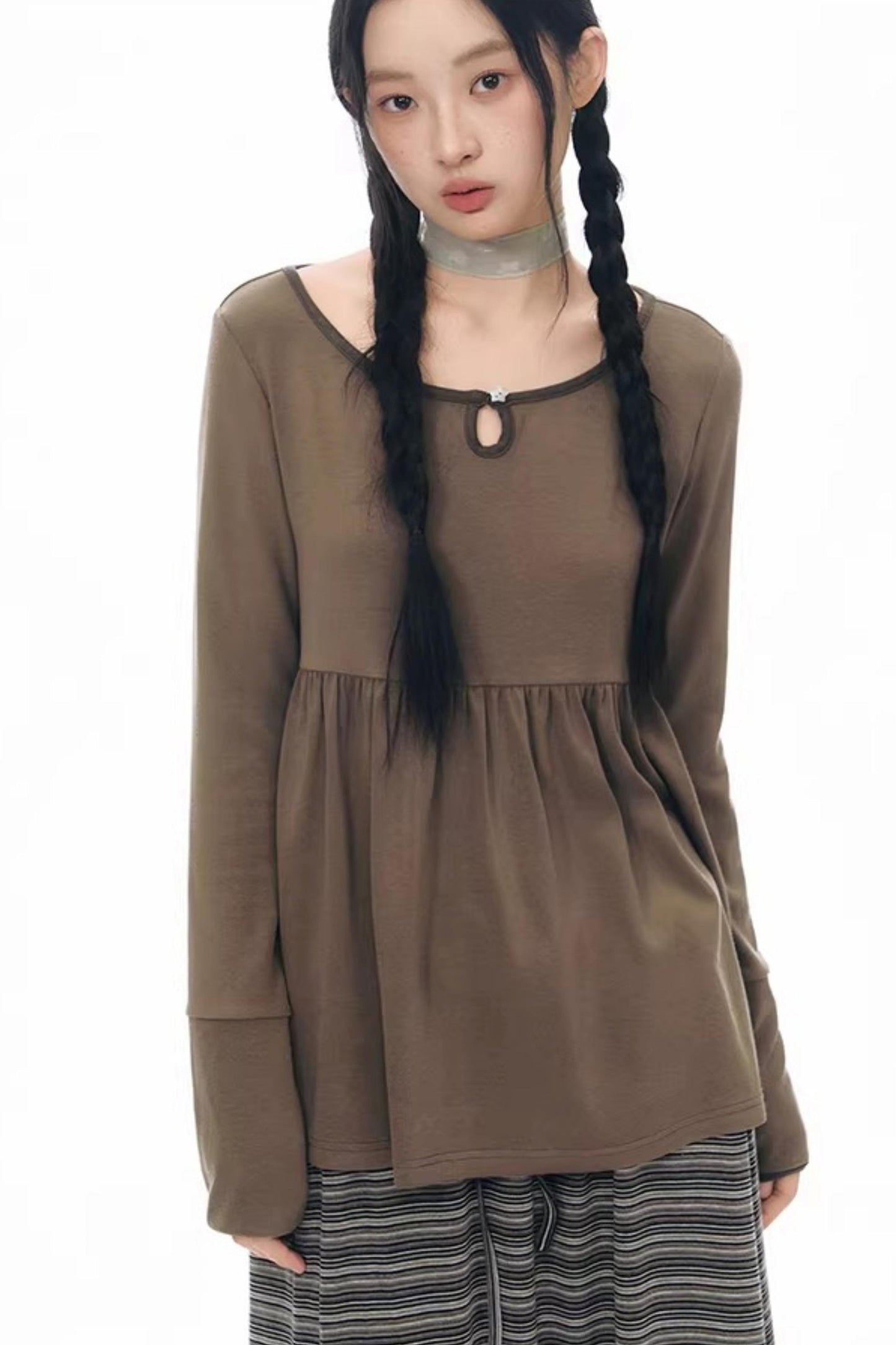 Color-Blocked Knit Sweater