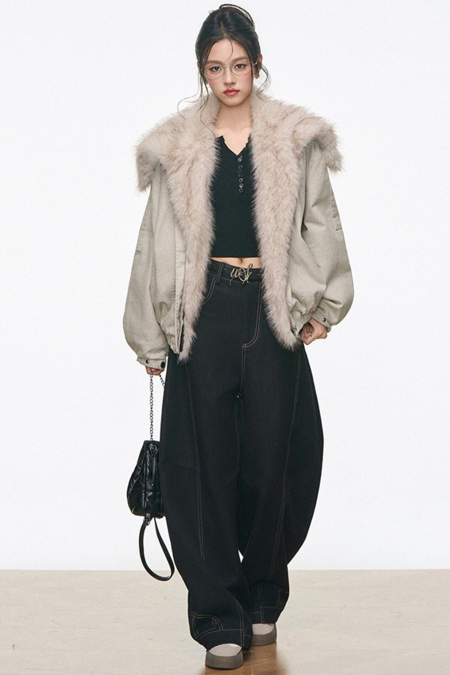 Wool Cargo Scimitar Pants Jacket Set-Up