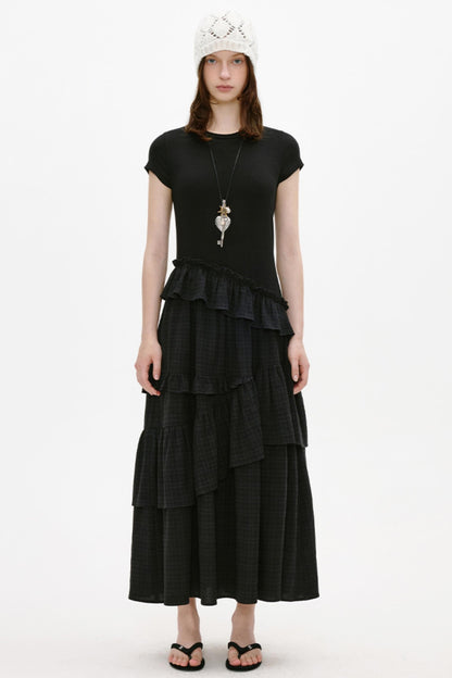 Vintage Patchwork Maxi Dress