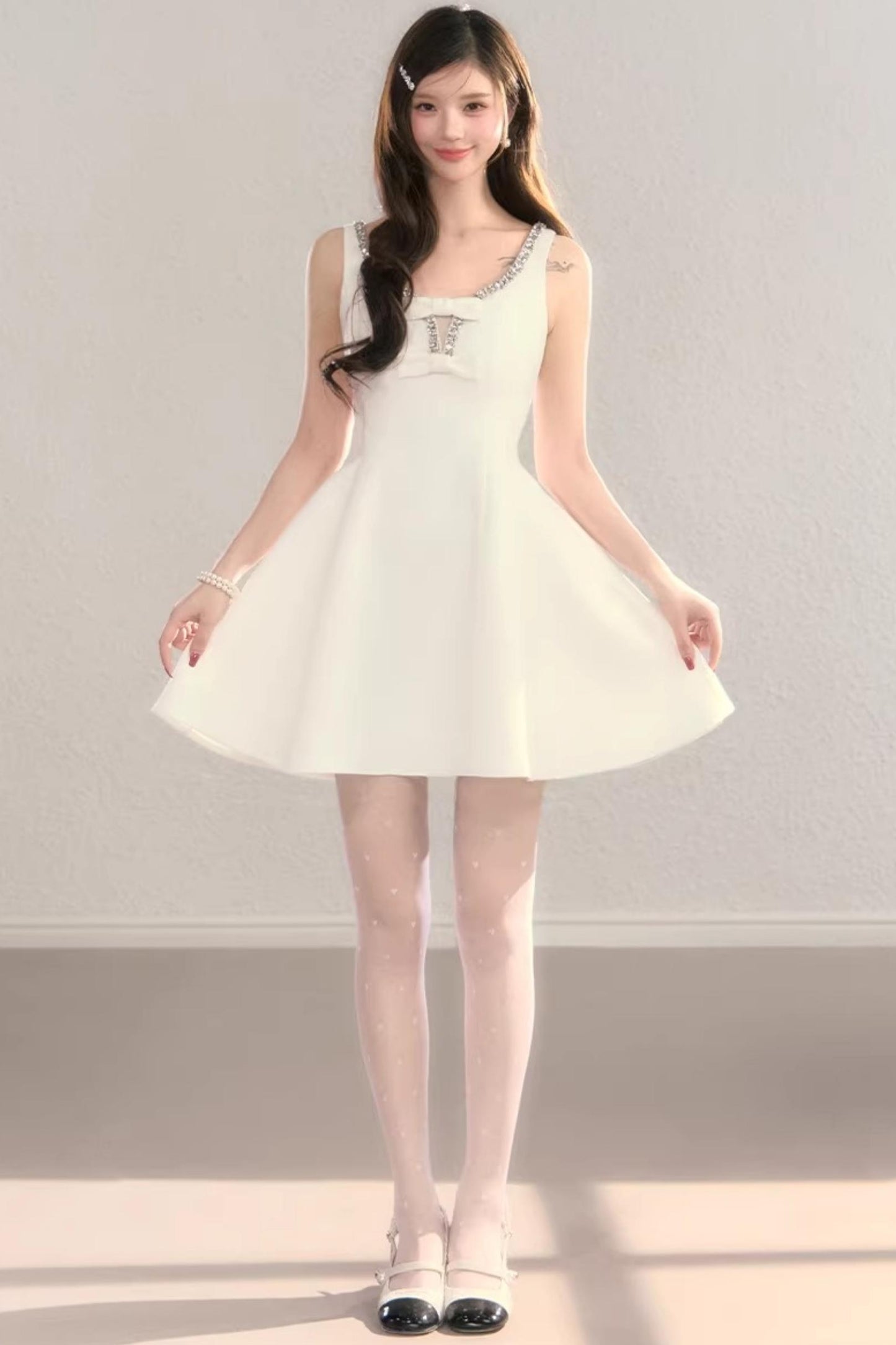 Diamond Bowknot Dress