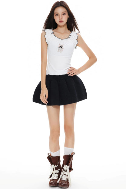 Girly White Camisole