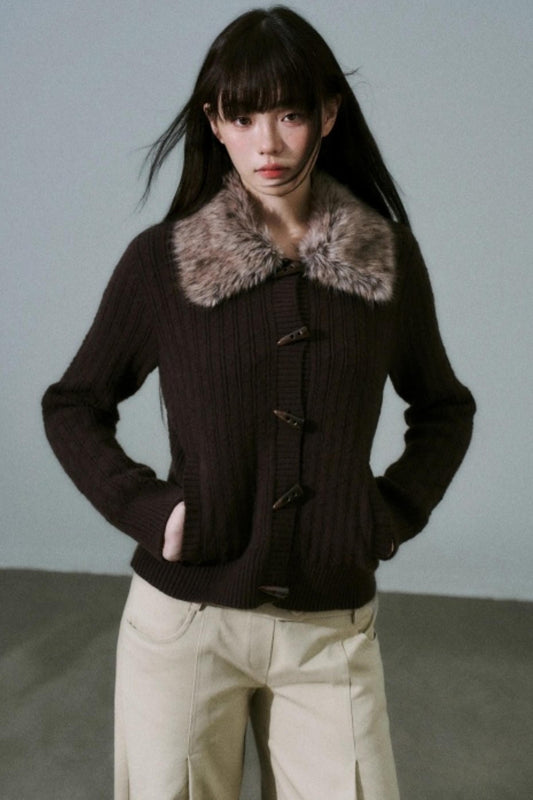 Lost Forest Fur Collar Jacket