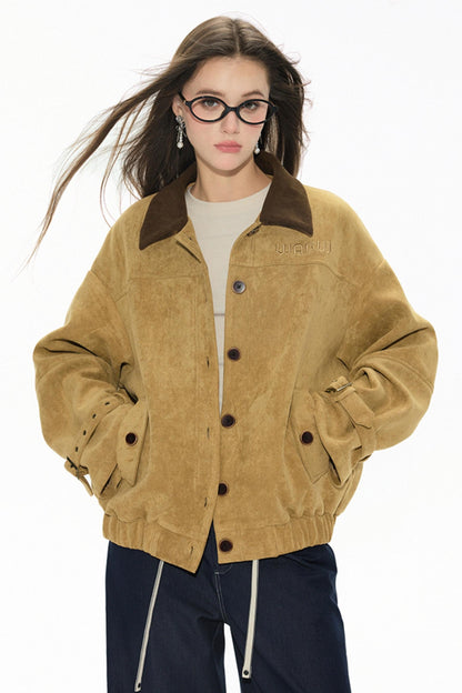 Retro Suede Work Jacket