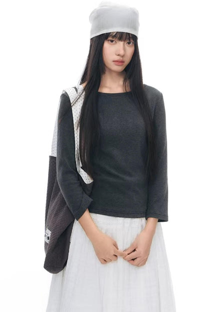 Reversible Faux Sleeve Top