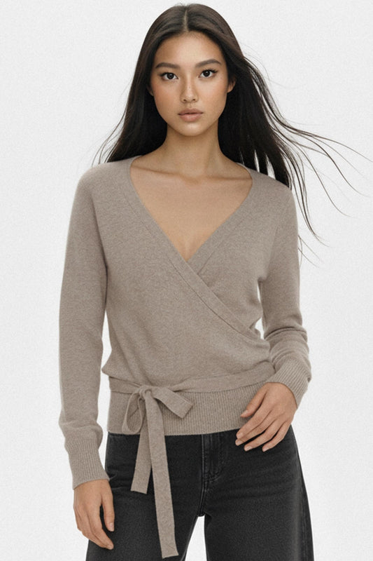Retro Knit V-Neck Sweater