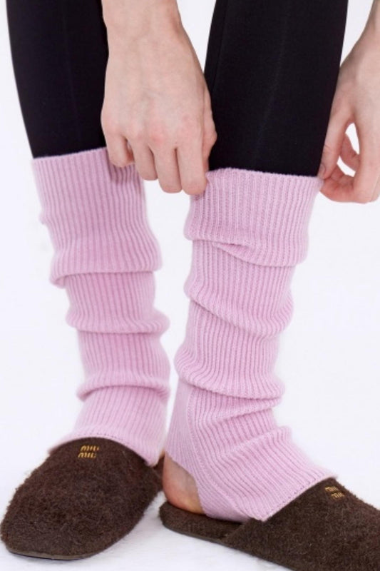 Wool Ribbed Leg Warmers