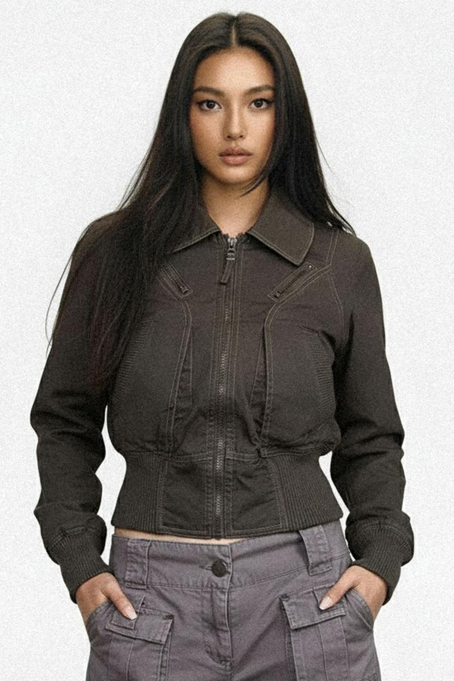 Vintage Army Green Heavy Top