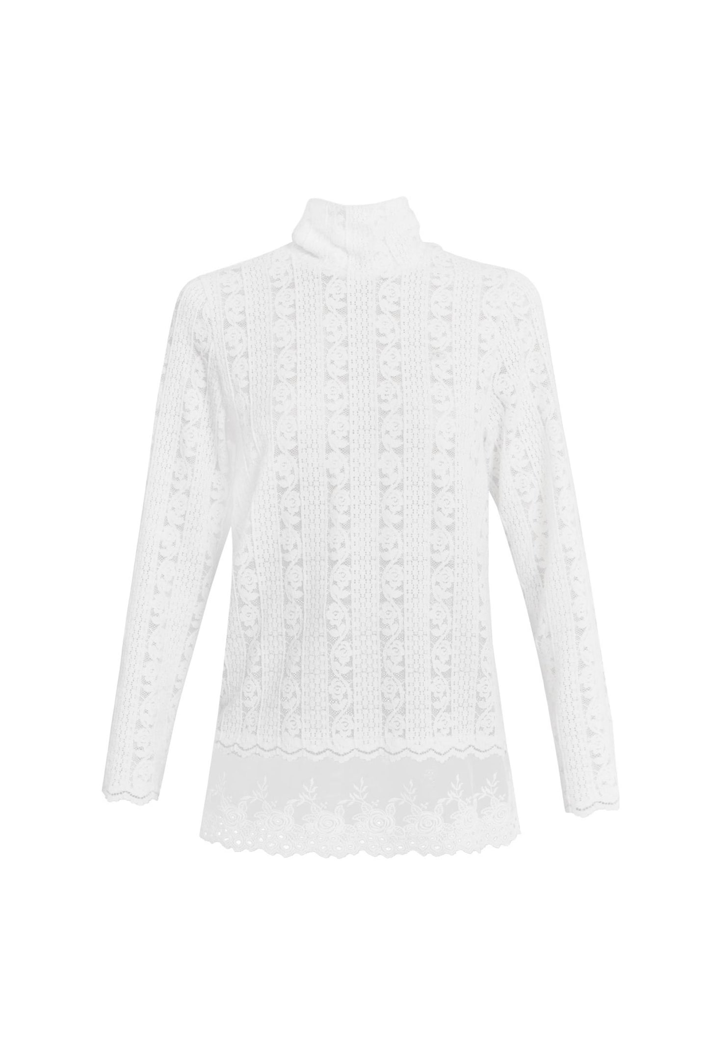 [10 31new] fragile shop white moonlight encounter knitted lace autumn and winter underwear base layer top