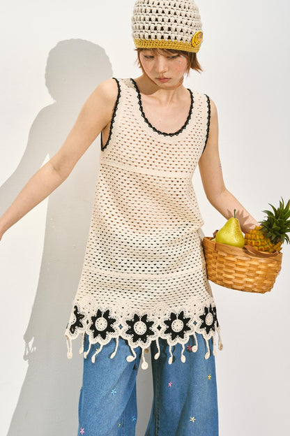 Chic Crochet Lace Midi Top