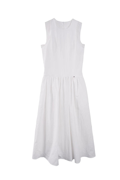 Pleated Tank Dress