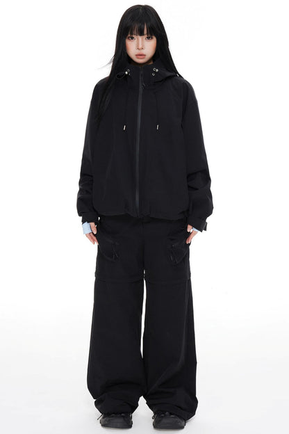 Windproof Waterproof Storm Jacket Pants Set-Up