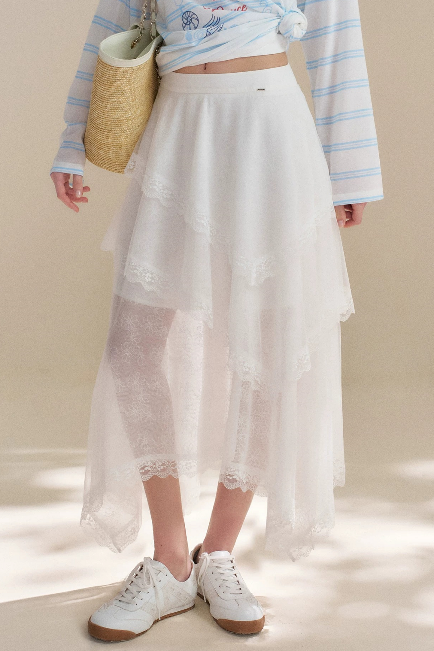 French Romantic Lace Skirt