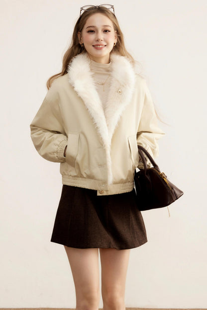 Winter Cocoon Furry Coat