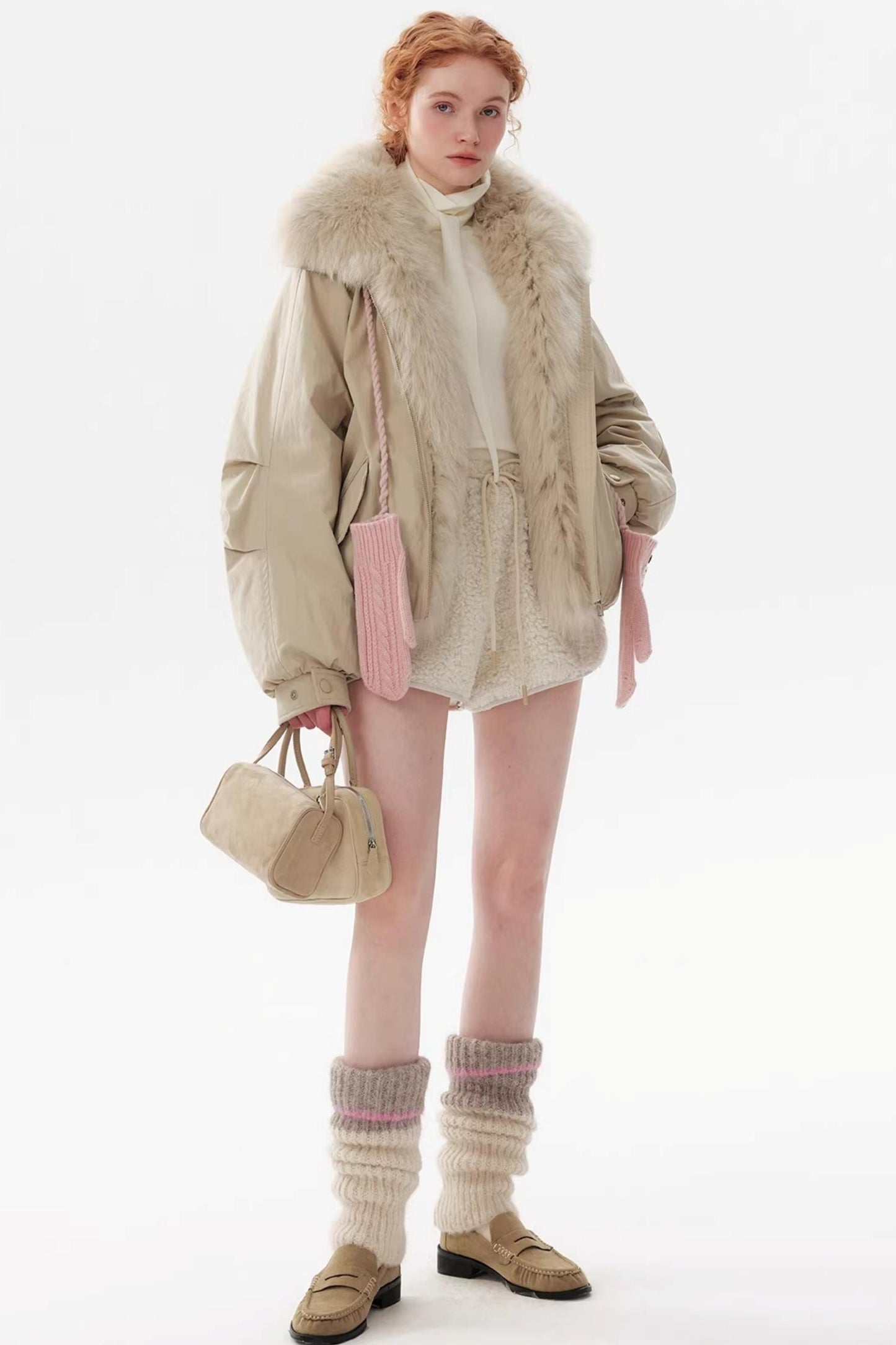 Korean Lamb Wool Plush Pants