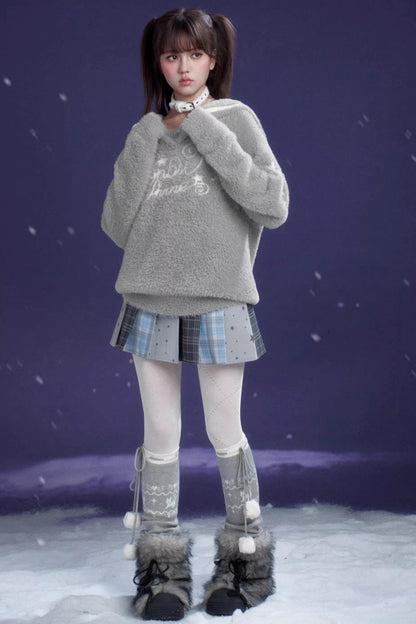 Sweet Gray Sailor Sweater