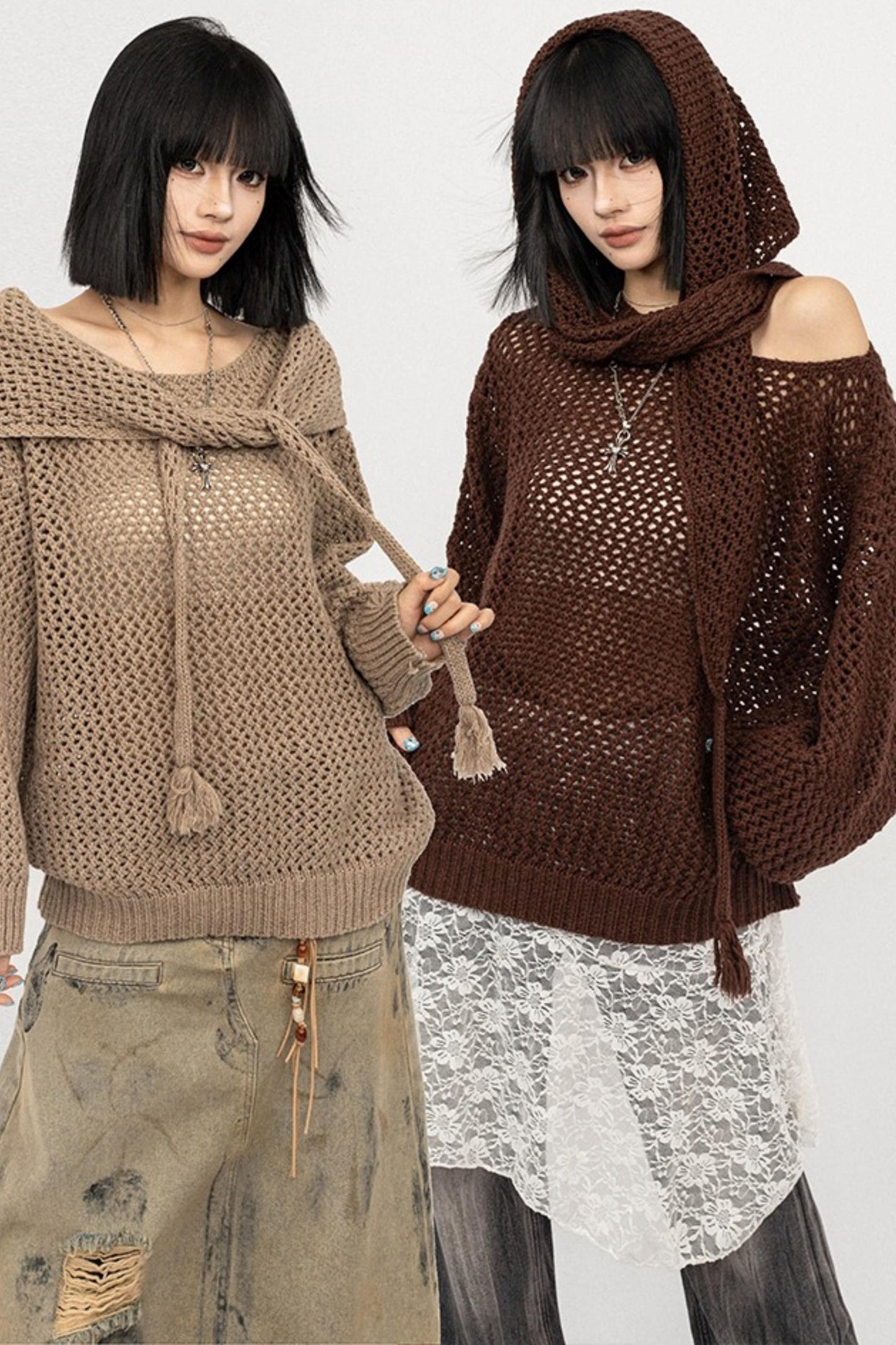 Vintage Hot Girl Knit Sweater