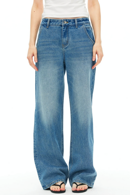 Cotton Vintage Washed Jeans