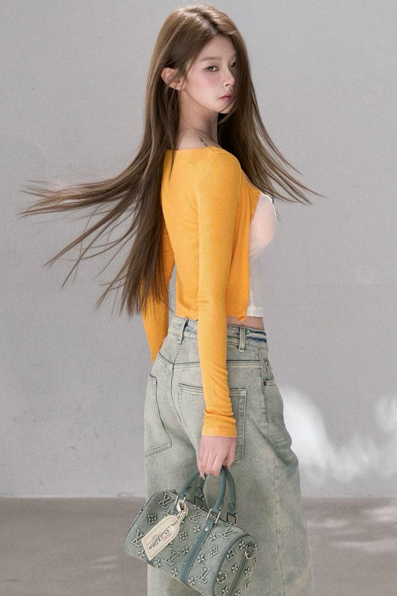 Textured Knit Cardigan Tank Top Three-Piece Set-Up