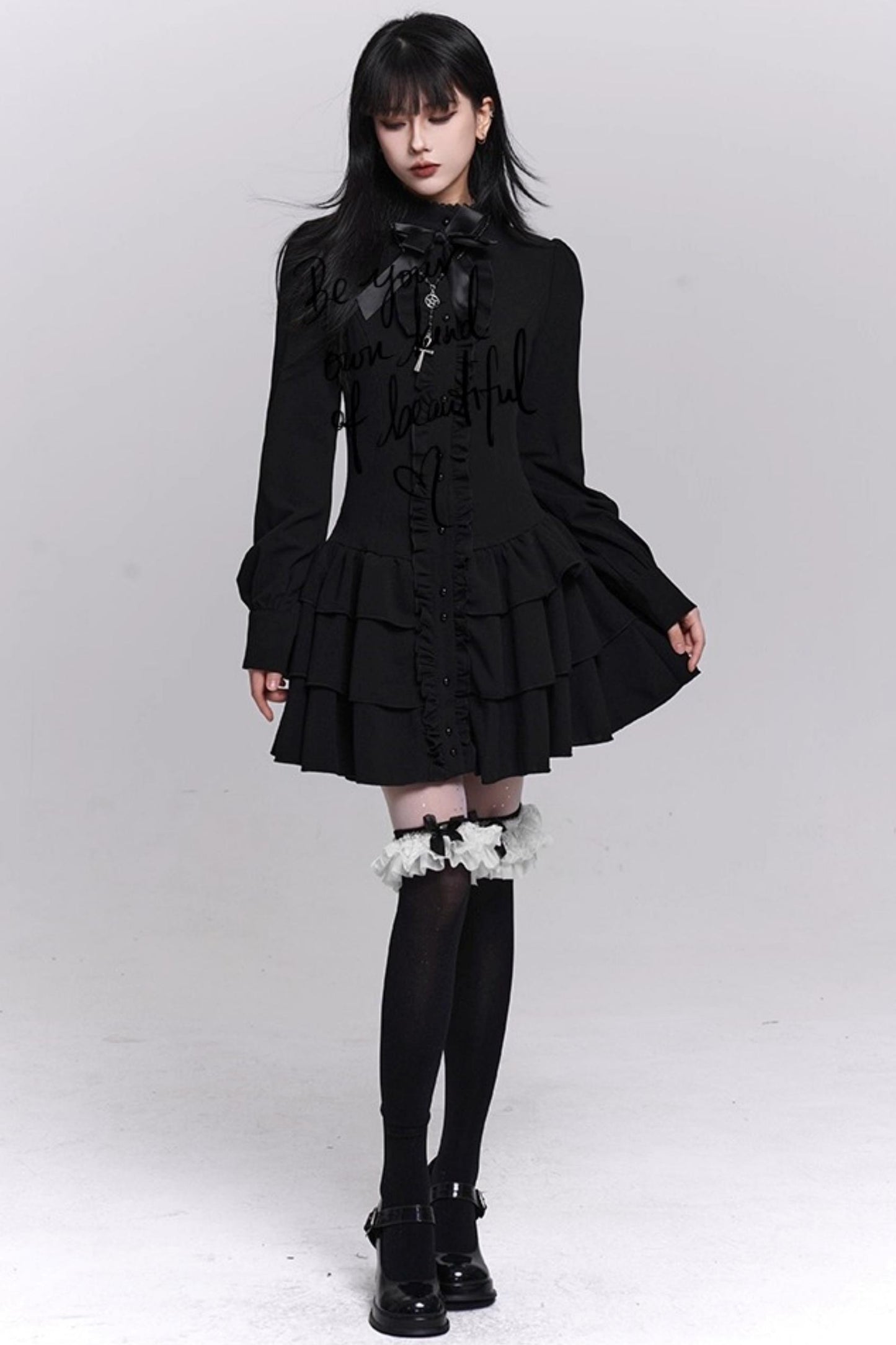 Ghost Girl Black Dress