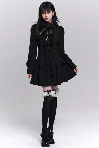 Ghost Girl Black Dress