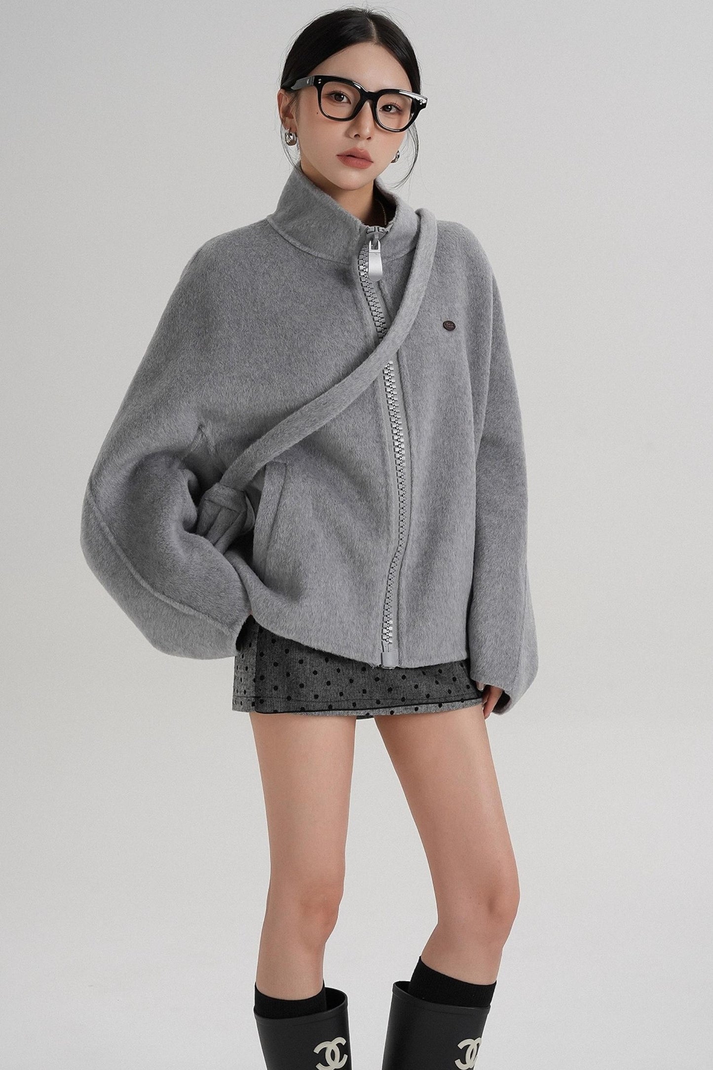 Structured Reversible Wool Jacket