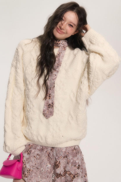 Island Wool Knit Sweater