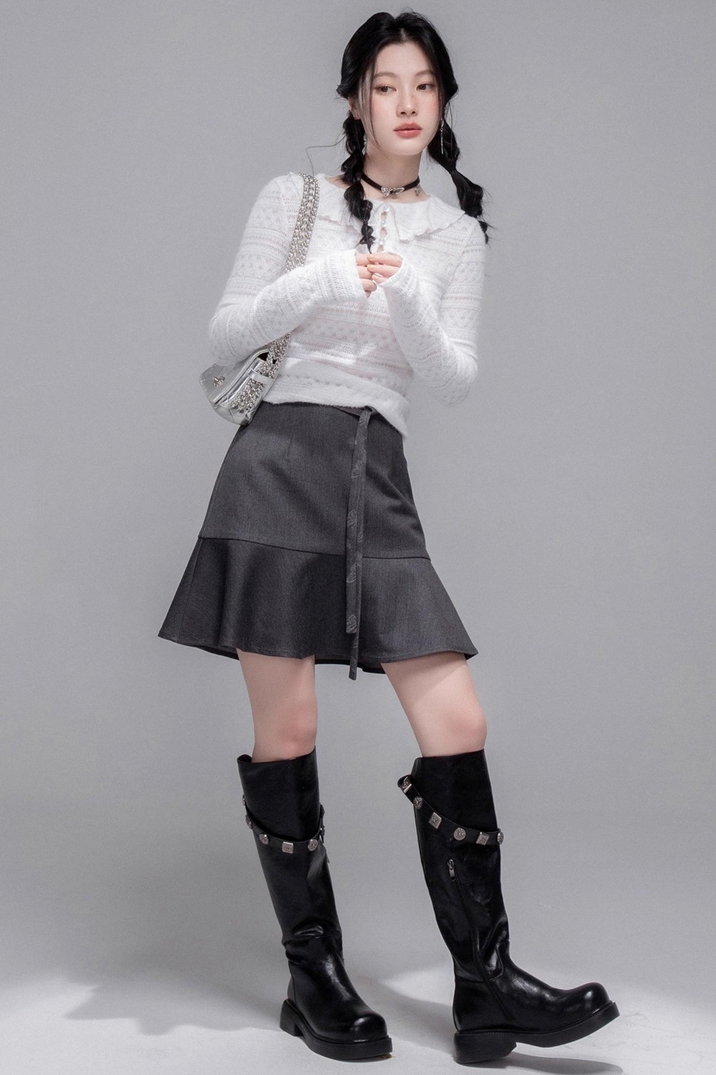 Lotus Leaf Collar Base Layer Top